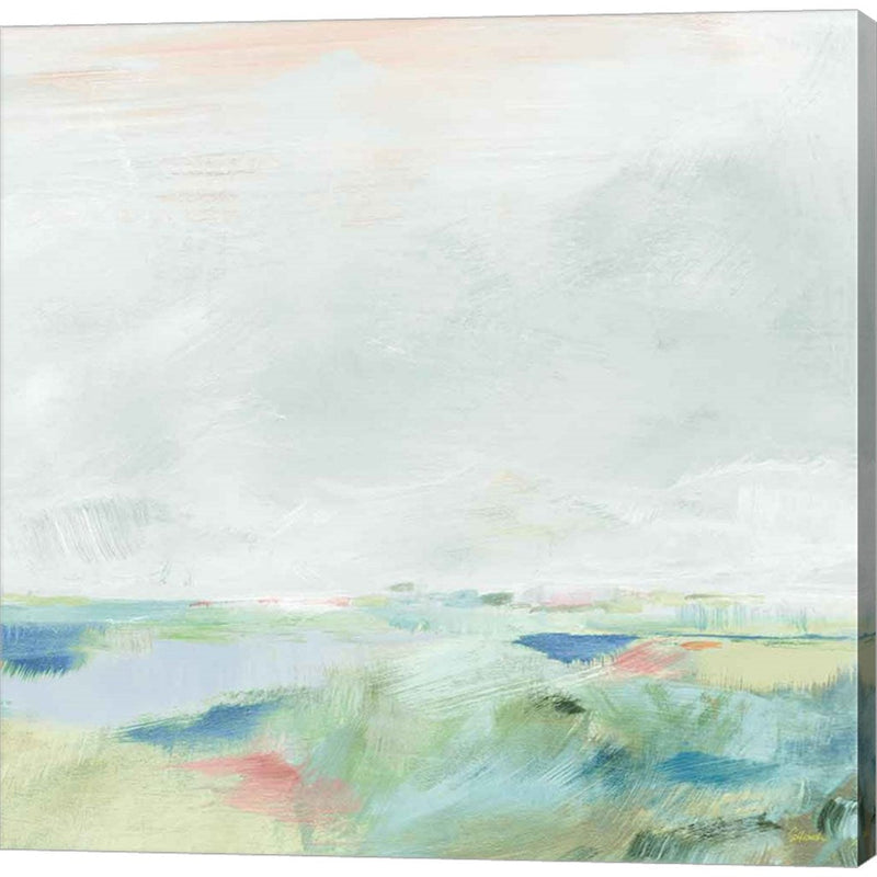 Blue Horizon Sq II by Sue Schlabach, Canvas Art