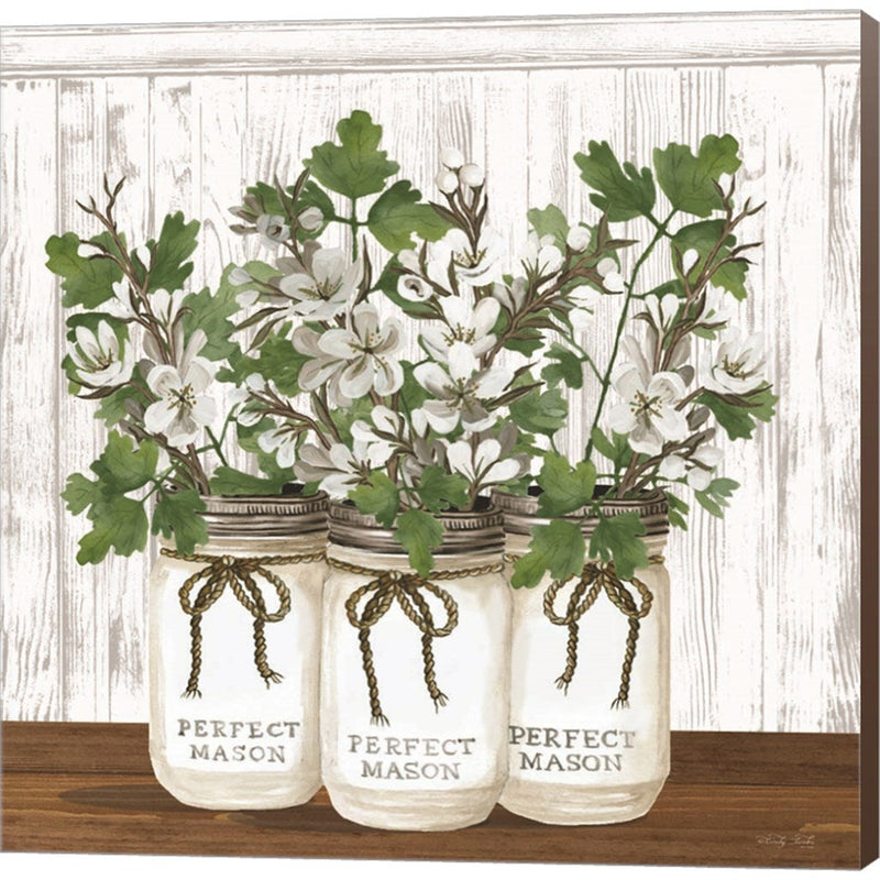 Apple Blossom Trio by Cindy Jacobs, Canvas Art