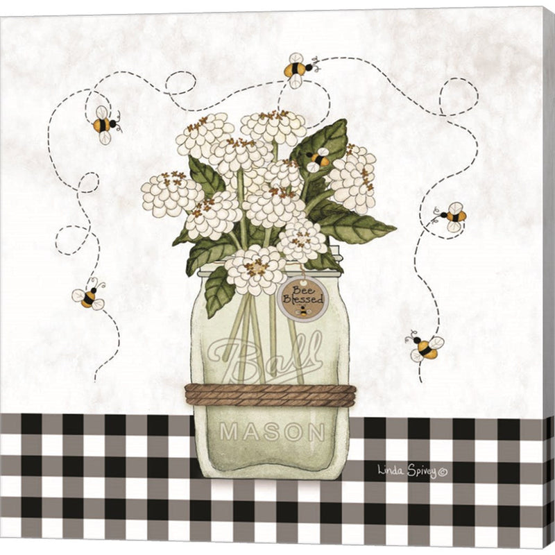 Bee Blessed by Linda Spivey, Canvas Art