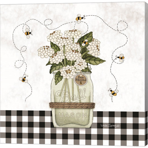 Bee Blessed by Linda Spivey, Canvas Art