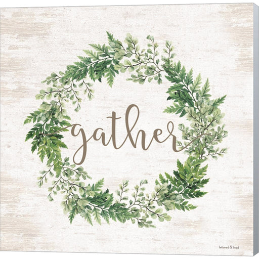 Gather Wreath by Lettered & Lined, Canvas Art