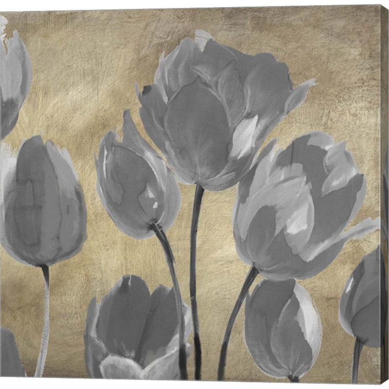 Grey Tulips II by Luca Villa, Canvas Art