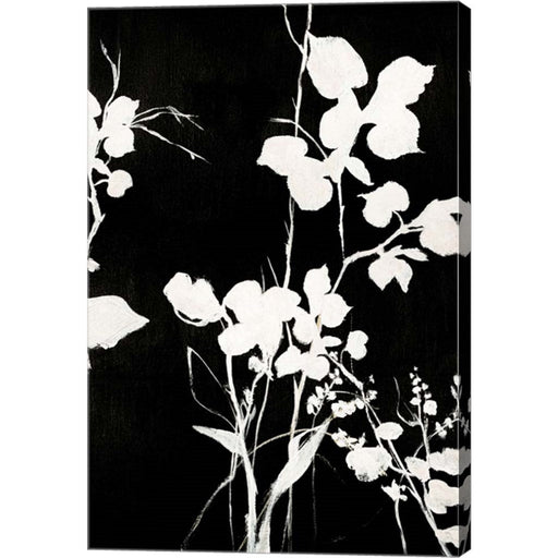 Silhouette Leaves 1 by Design Fabrikken, Canvas Art