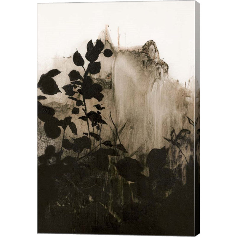 Silhouette Leaves 2 by Design Fabrikken, Canvas Art