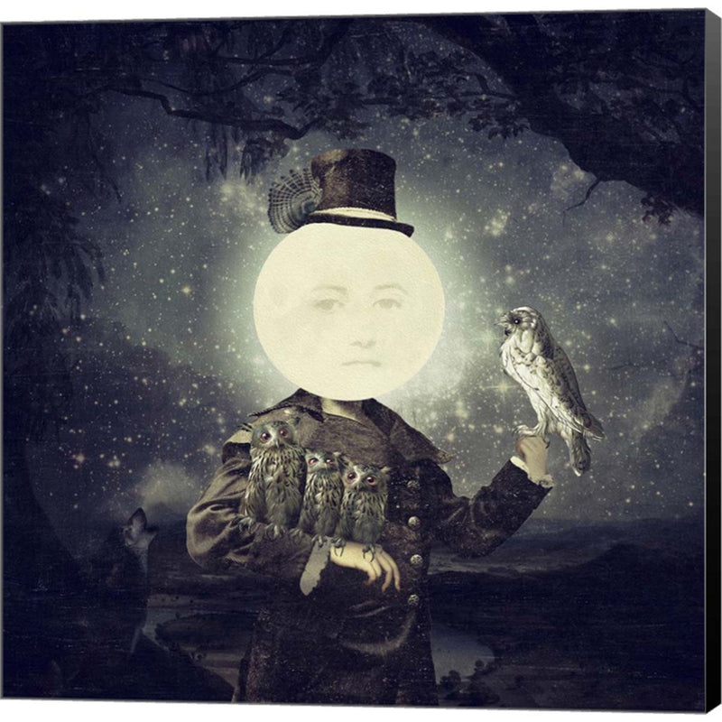 Full Moon by Paula Belle Flores, Canvas Art