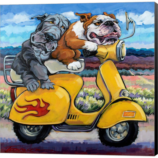 On The Road Again by CR Townsend, Canvas Art