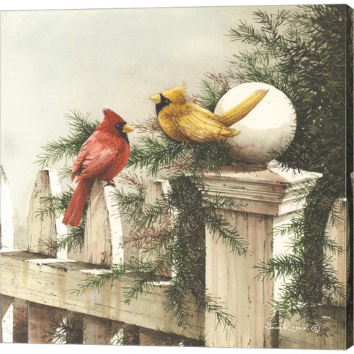 The Fence Sitters by John Rossini, Canvas Art