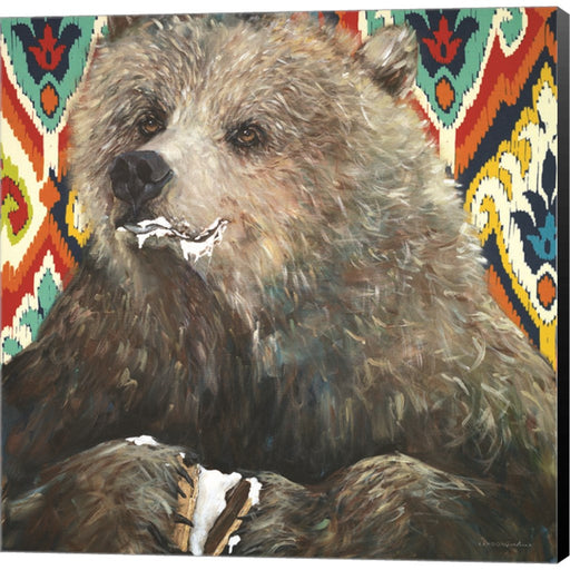 Bear Wants Smore by Kamdon Kreations, Canvas Art
