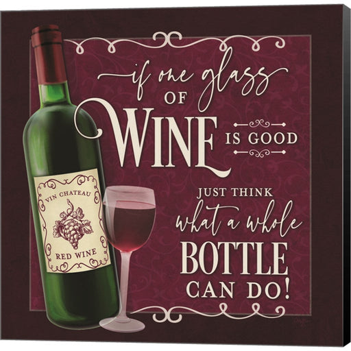 Whole Bottle by Mollie B., Canvas Art