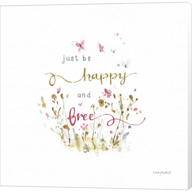 Butterflies & Wildflowers by Lisa Audit, Canvas Art