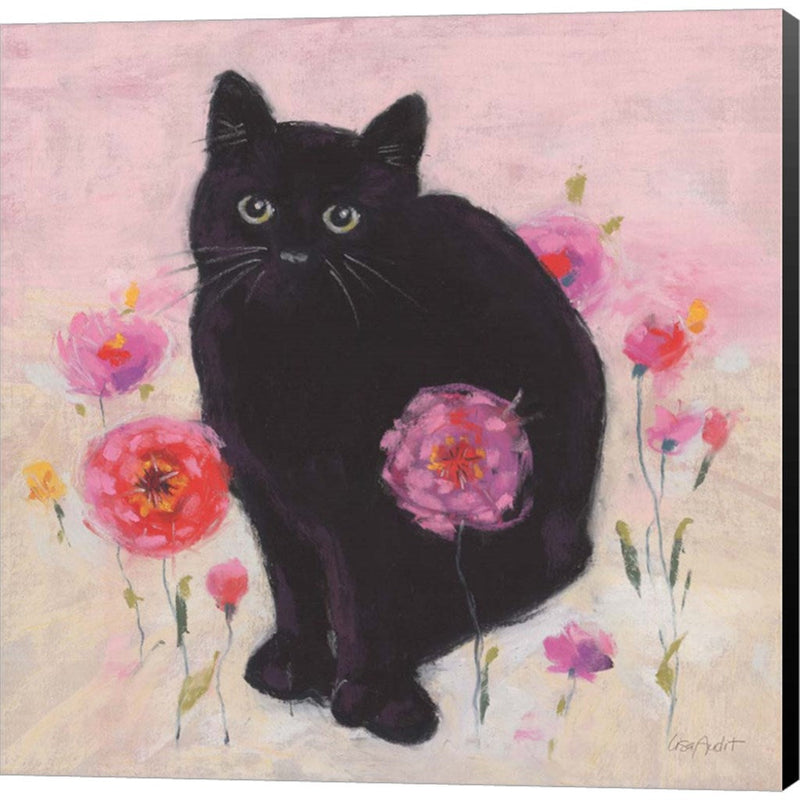 Nina the Cat 02 by Lisa Audit, Canvas Art