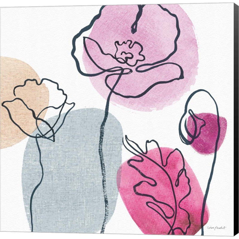 Think Pink 02A by Lisa Audit, Canvas Art