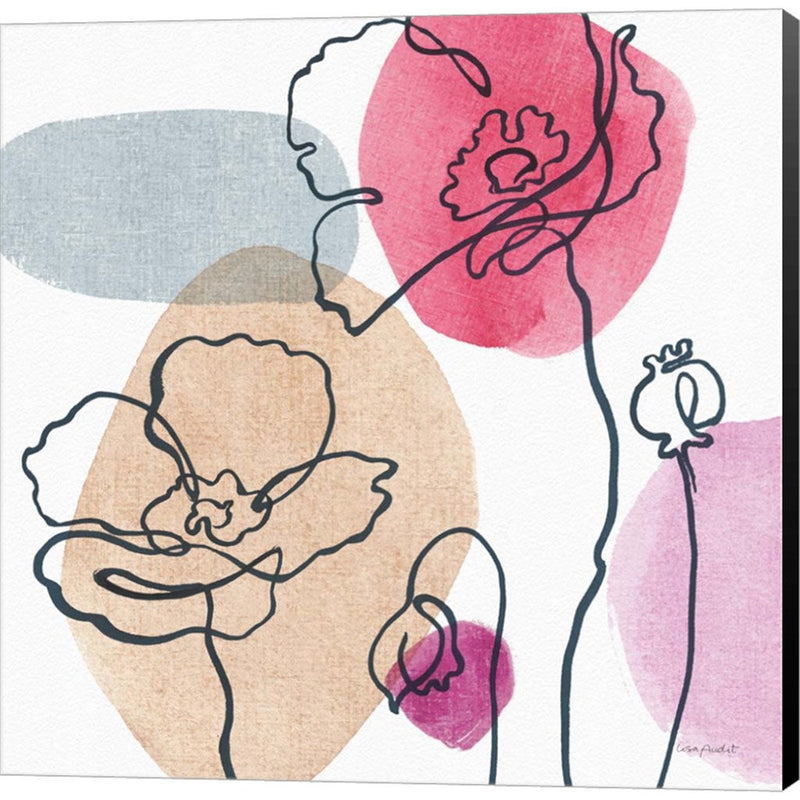 Think Pink 03A by Lisa Audit, Canvas Art