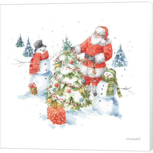 Welcoming Santa 08 by Lisa Audit, Canvas Art