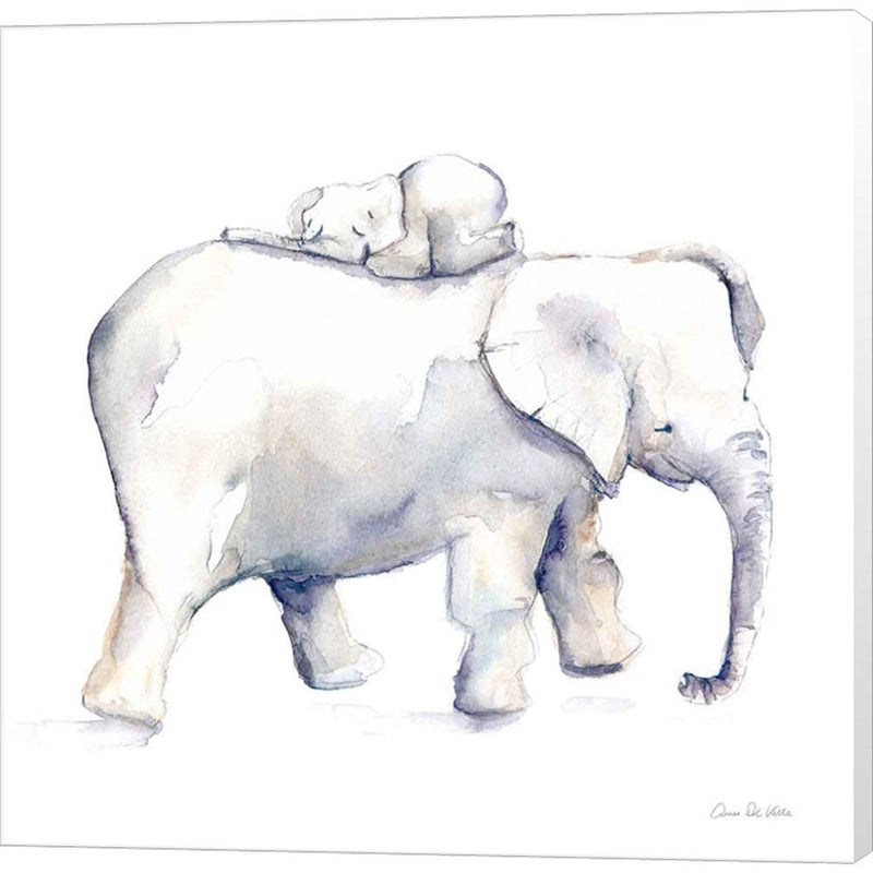 Baby Elephant Love III by Aimee Del Valle, Canvas Art