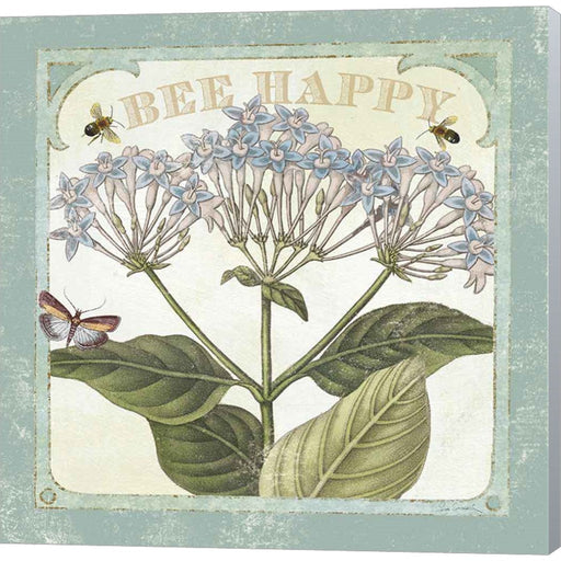Parisian Flowers I Bees by Sue Schlabach, Canvas Art