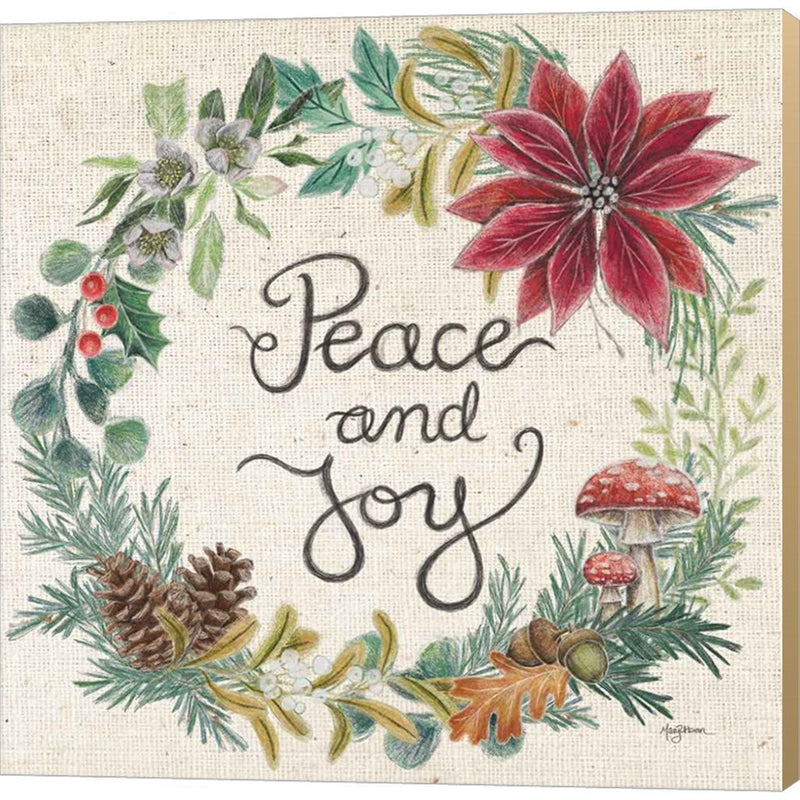 Christmas Chalk IV Light by Mary Urban, Canvas Art