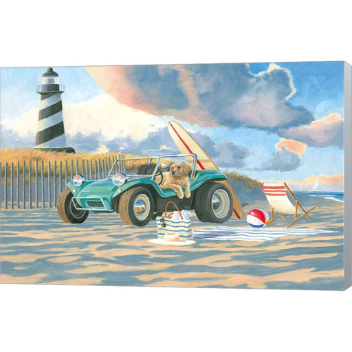 Beach Ride IV by James Wiens, Canvas Art