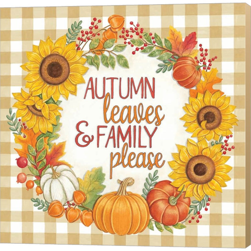 Autumn Leaves by Deb Strain, Canvas Art