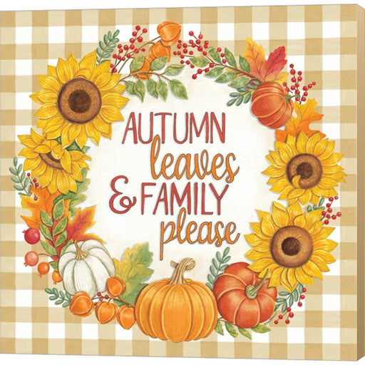 Autumn Leaves by Deb Strain, Canvas Art