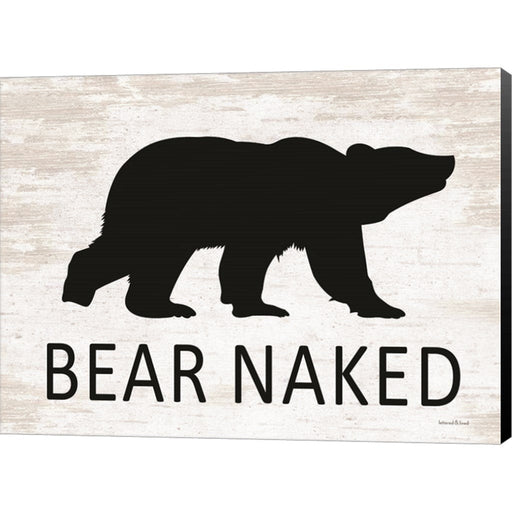 Bear Naked by Lettered & Lined, Canvas Art