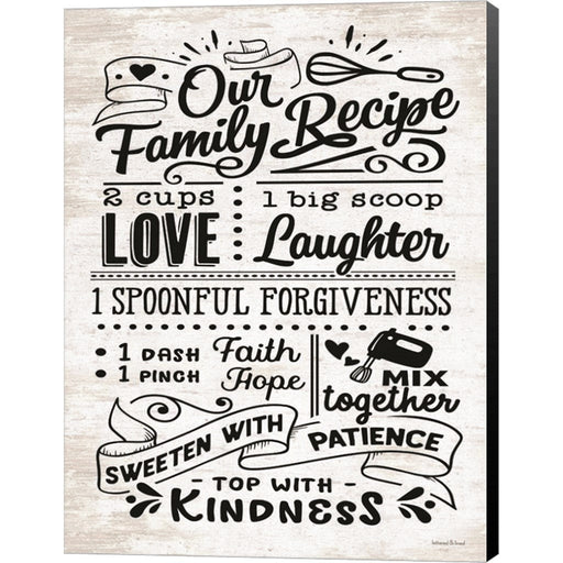 Our Family Recipe by Lettered & Lined, Canvas Art
