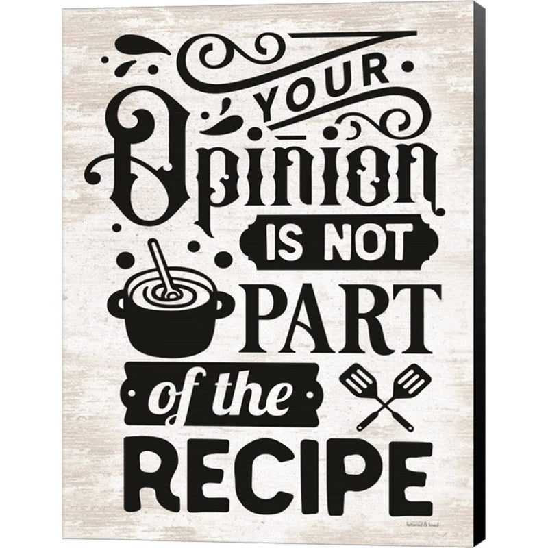 Your Opinion II by Lettered & Lined, Canvas Art