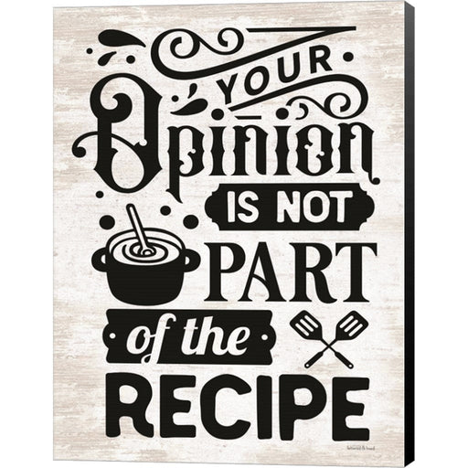 Your Opinion II by Lettered & Lined, Canvas Art