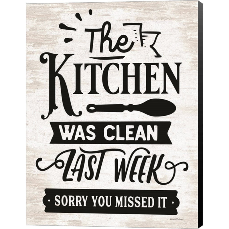 Clean Last Week by Lettered & Lined, Canvas Art