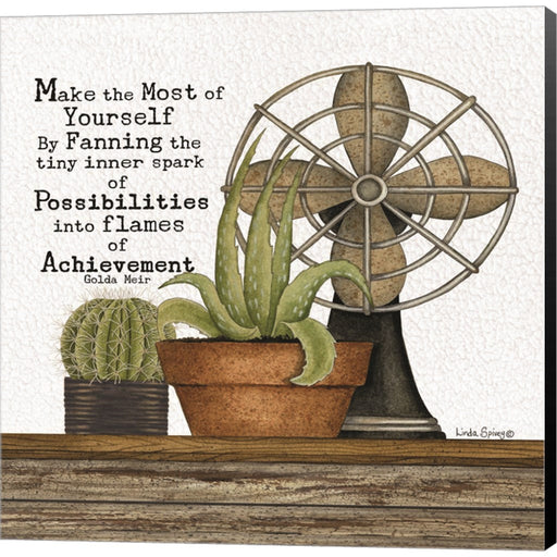 Make the Most of Yourself by Linda Spivey, Canvas Art