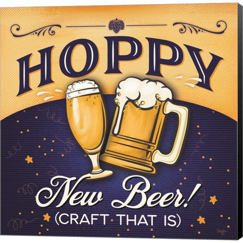 Hoppy New Beer! by Mollie B., Canvas Art