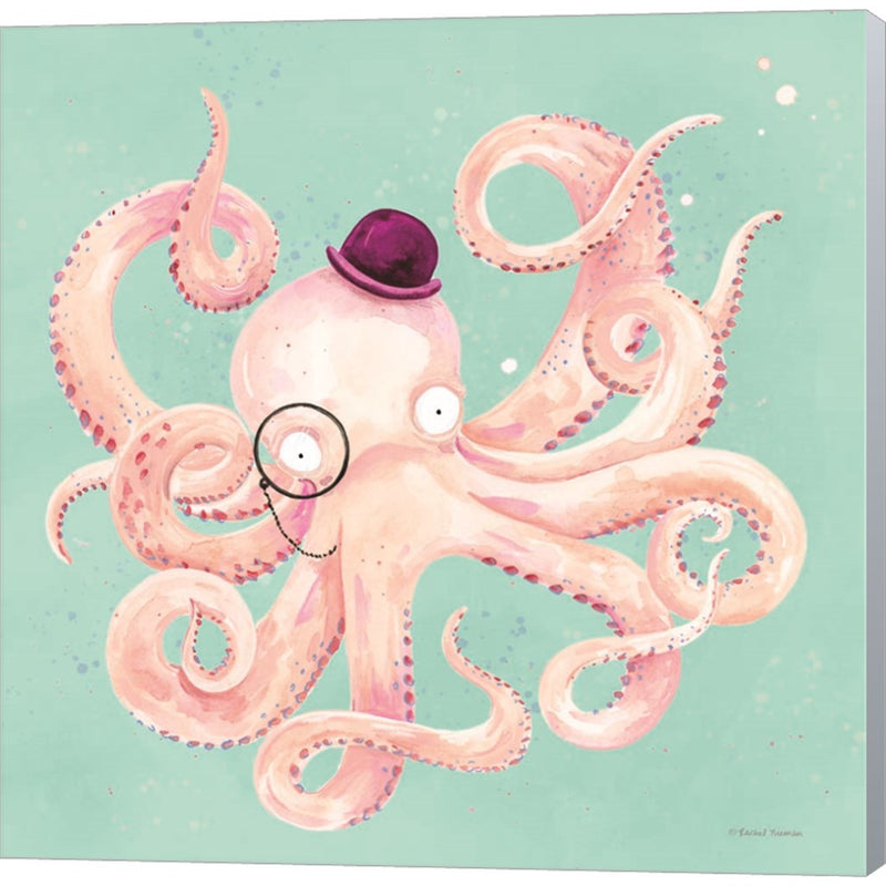 Inquisitive Octopus by Rachel Nieman, Canvas Art