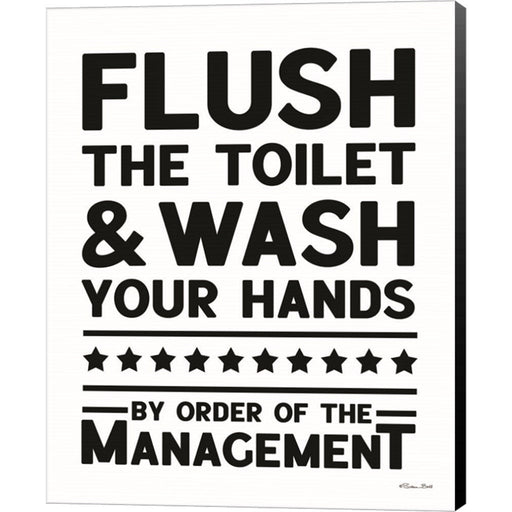 Flush the Toilet by Susan Ball, Canvas Art