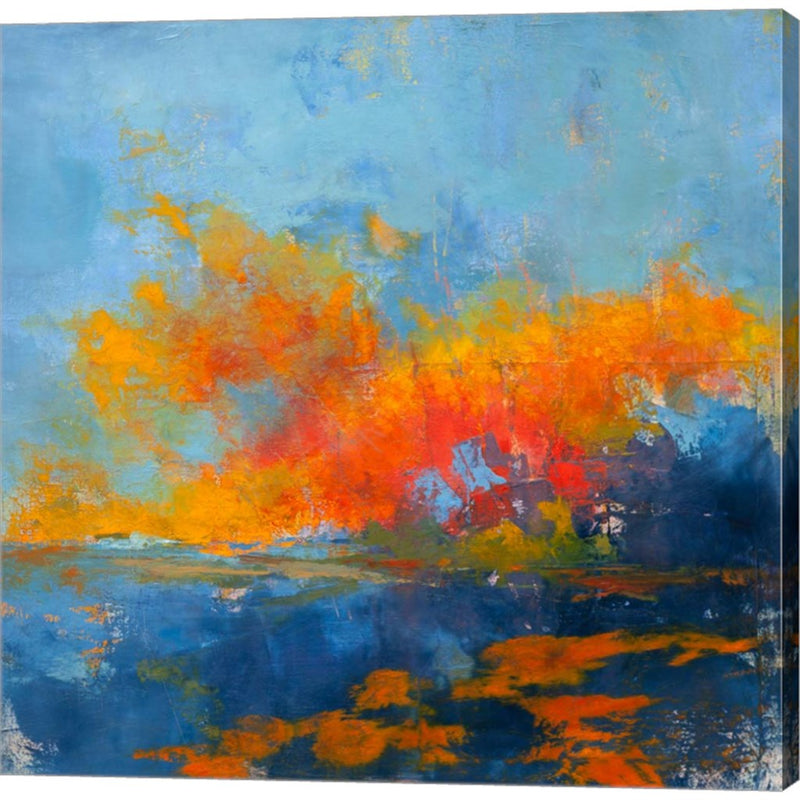 Blue on Blue by Patrick Dennis, Canvas Art