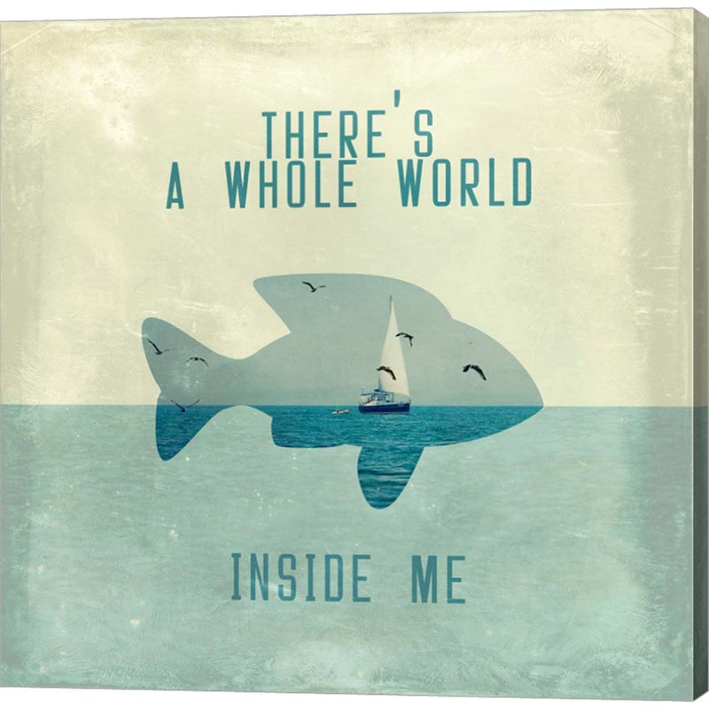 There Is A World Inside of Me by Paula Belle Flores, Canvas Art