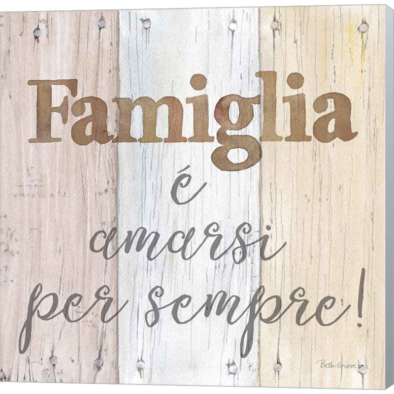 Farmhouse V Italian by Beth Grove, Canvas Art