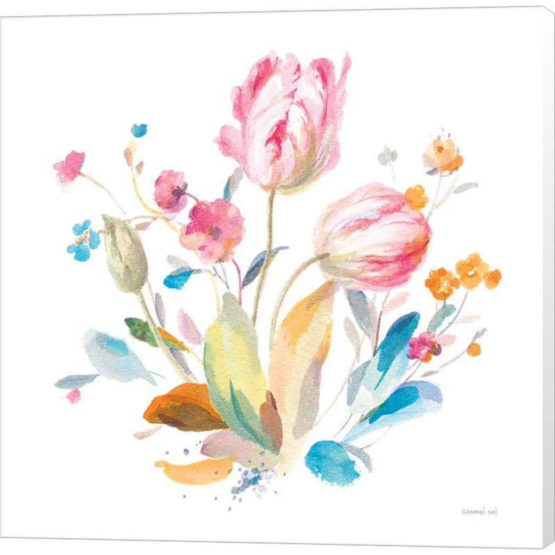 Spring Tulips I by Danhui Nai, Canvas Art