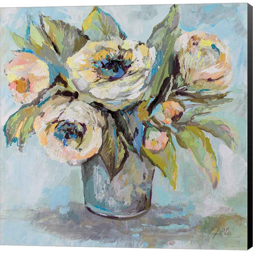 Soft Blooms by Jeanette Vertentes, Canvas Art