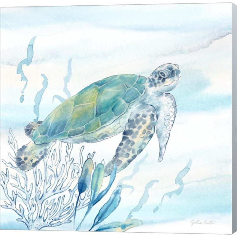 Great Blue Sea IV by Cynthia Coulter, Canvas Art