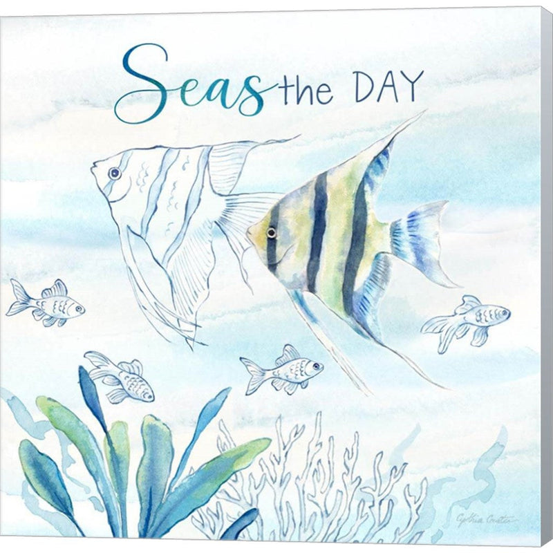 Great Blue Sea XX by Cynthia Coulter, Canvas Art
