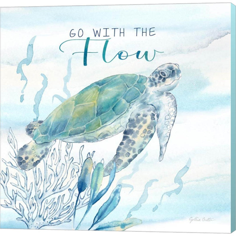 Great Blue Sea XXI by Cynthia Coulter, Canvas Art