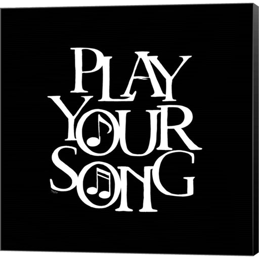 Moved by Music black VIII-Your Song by Tara Reed, Canvas Art