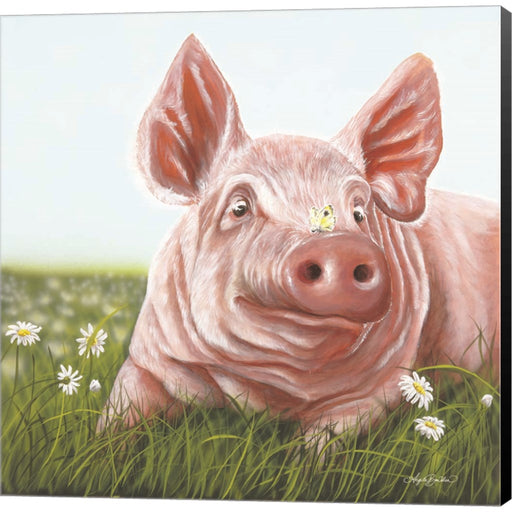 Slim Daisy by Angela Bawden, Canvas Art