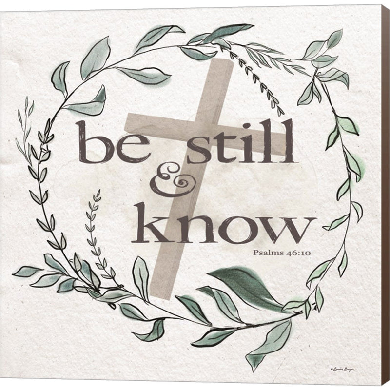 Be Still & Know by Susie Boyer, Canvas Art
