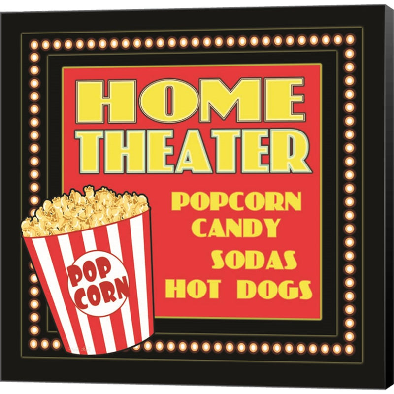 Home Movie Theater by Cindy Jacobs, Canvas Art