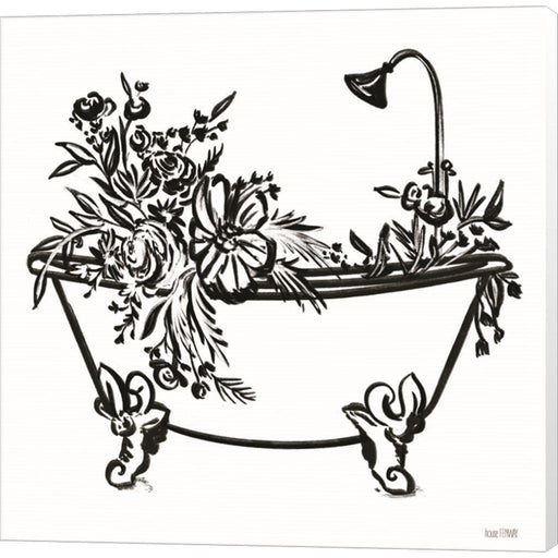 Vintage Floral Tub II by House Fenway, Canvas Art