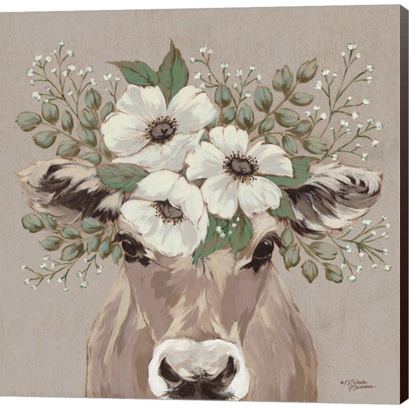 Flora the Jersey Cow by Michele Norman, Canvas Art