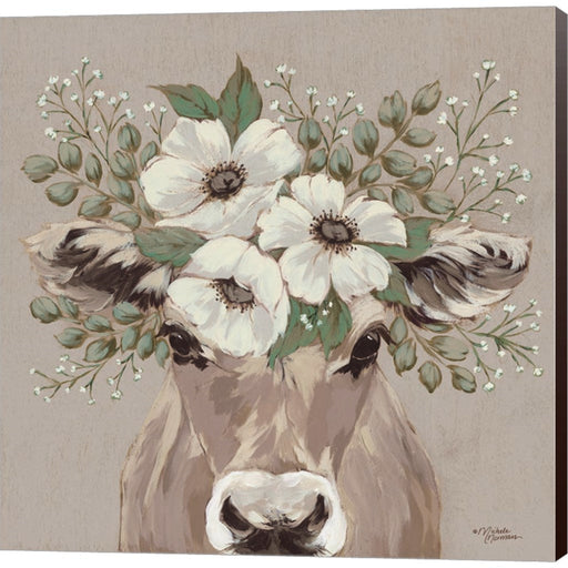 Flora the Jersey Cow by Michele Norman, Canvas Art