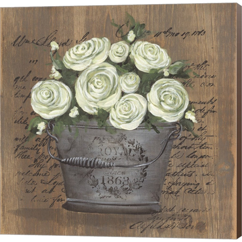 Heavenly Roses by Julie Norkus, Canvas Art