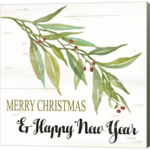 Merry Christmas and Happy New Year by Cindy Jacobs, Canvas Art